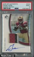 Frank Gore [Signed Patch] Football Cards 2005 SP Authentic Prices