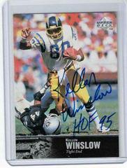 Kellen Winslow [Autograph] #AL-68 Football Cards 1997 Upper Deck Legends Prices