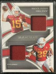 Brock Purdy, Breece Hall Football Cards 2022 Panini Immaculate Collegiate Dual Jerseys Prices