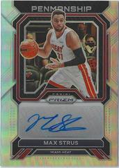 Max Strus [Silver] #PNM-MAX Basketball Cards 2022 Panini Prizm Penmanship Autographs Prices