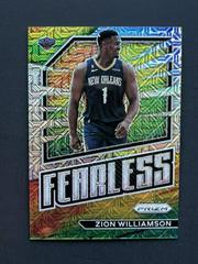 Zion Williamson [Mojo] #19 Basketball Cards 2022 Panini Prizm Fearless Prices