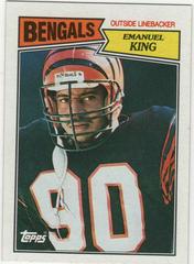 Emanuel King Football Cards 1987 Topps Prices