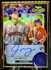 Jake Meyers [Black] #FA-JME Baseball Cards 2022 Topps Gold Label Framed Autographs Prices
