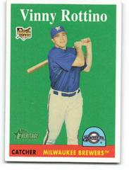 Vinny Rottino #164 Baseball Cards 2007 Topps Heritage Prices