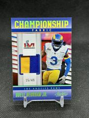 Odell Beckham Jr. [Holo Silver] #CF-6 Football Cards 2023 Panini Absolute Championship Fabric Prices