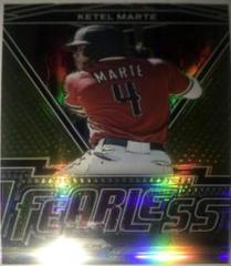 Ketel Marte [Gold Prizm] #FR-17 Baseball Cards 2021 Panini Prizm Fearless Prices