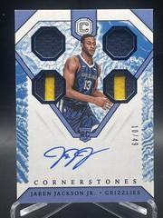 Jaren Jackson Jr. [Rookie Autograph Relics Quartz] Basketball Cards 2018 Panini Cornerstones Prices