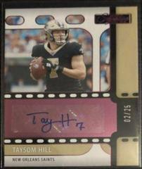 Taysom Hill [Pink] #SS-THI Football Cards 2021 Panini Chronicles Signature Series Prices