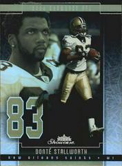 Donte Stallworth Football Cards 2004 Fleer Showcase Prices