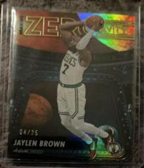 Jaylen Brown [Artist Proof] Basketball Cards 2022 Panini Hoops Zero Gravity Prices