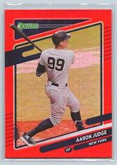 Aaron Judge [Holo Red] #182 Baseball Cards 2021 Panini Donruss Prices
