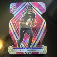 Lamar Jackson [Pink Die Cut] #1 Football Cards 2020 Panini Spectra Prices