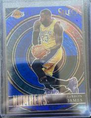 LeBron James [Blue] Basketball Cards 2020 Panini Select Numbers Prices