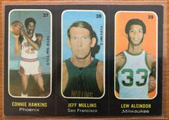 Hawkins 37, Mullins 38, Alcindor 39 Basketball Cards 1971 Topps Stickers Prices