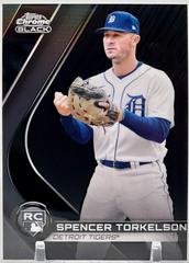 Spencer Torkelson Baseball Cards 2022 Topps Chrome Black Rookie Design Variation Prices
