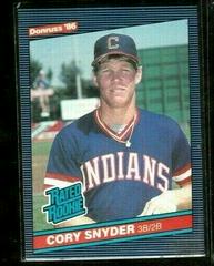 Cory Snyder Baseball Cards 1986 Donruss Prices