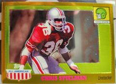 Chris Spielman [Gold Chrome Refractor] #71 Football Cards 2005 Topps All American Prices