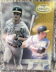 Mark McGwire [Class 3 5x7 Gold] Baseball Cards 2017 Topps Gold Label Prices
