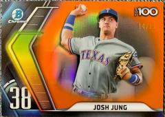 Josh Jung [Orange] #BTP-38 Baseball Cards 2022 Bowman Scouts' Top 100 Prices