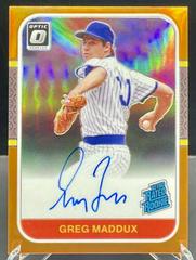Greg Maddux [Orange] Baseball Cards 2021 Panini Donruss Optic Retro Rated Rookie Signatures Prices