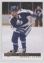 Wendel Clark Hockey Cards 2020 SP Signature Edition Legends UD Canvas Prices