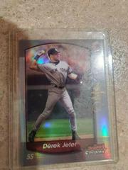Derek Jeter [Refractor] #50 Baseball Cards 2000 Bowman Chrome Prices