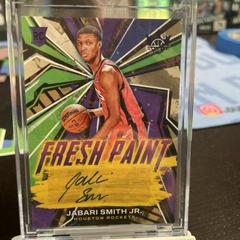 Jabari Smith Jr. [Sapphire] #FP-JSH Basketball Cards 2022 Panini Court Kings Fresh Paint Autographs Prices