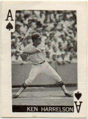 Ken Harrelson [Ace of Spades] Baseball Cards 1969 Globe Imports Playing Cards Prices