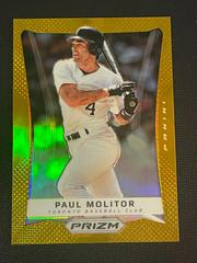 Paul Molitor [Gold Prizm] #143 Baseball Cards 2012 Panini Prizm Prices