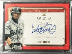 Ichiro [Red] #DCA-I Baseball Cards 2023 Topps Definitive Autograph Collection Prices