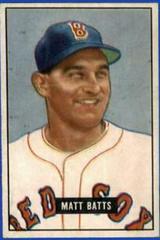 Matt Batts #129 Baseball Cards 1951 Bowman Prices