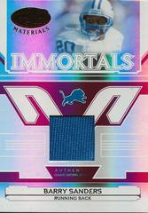 Barry Sanders [Mirror Red Material] #232 Football Cards 2006 Leaf Certified Materials Prices