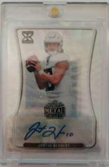 Justin Herbert [Silver Wave] #BA-JH2 Football Cards 2020 Leaf Metal Draft Autographs Prices
