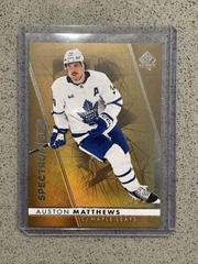 Auston Matthews [Gold] #S-94 Hockey Cards 2022 SP Authentic Spectrum FX Prices