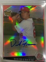 David Freese [Autograph Refractor] #230 Baseball Cards 2009 Topps Chrome Prices
