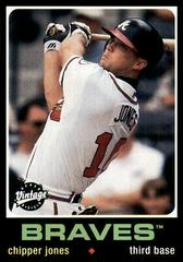 Chipper Jones #137 Baseball Cards 2002 Upper Deck Vintage Prices