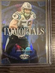 Luke Kuechly [Blue] #I-10 Football Cards 2023 Panini Certified Immortals Prices
