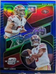 Nick Bosa, Trey Lance [Blue] #XO-28 Football Cards 2021 Panini Contenders Optic Xs and Os Prices