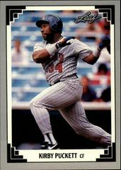 Kirby Puckett #208 Baseball Cards 1991 Leaf Prices