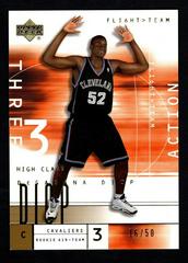 Desagana Diop [Gold] Basketball Cards 2001 Upper Deck Flight Team Prices