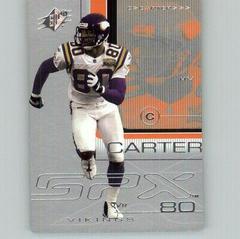 Cris Carter #51 Football Cards 2001 Spx Prices
