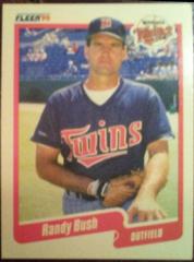 Randy Bush #370 Baseball Cards 1990 Fleer Prices