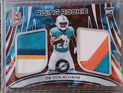 De'Von Achane [Astral] #11 Football Cards 2023 Panini Spectra Rising Rookie Materials Prices