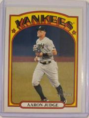Aaron Judge [Action] Baseball Cards 2021 Topps Heritage Prices