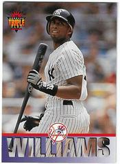 Bernie Williams Baseball Cards 1994 Donruss Triple Play Prices