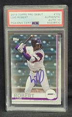 Luis Robert [Autograph] #102 Baseball Cards 2019 Topps Pro Debut Prices