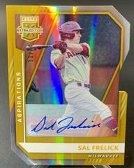 Sal Frelick [Aspirations Die Cut Signature Gold] #15 Baseball Cards 2021 Panini Elite Extra Edition Prices