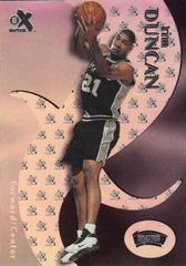 Tim Duncan #17 Basketball Cards 1999 Fleer E-X Prices