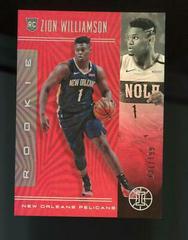 Zion Williamson [Red] Basketball Cards 2019 Panini Illusions Prices
