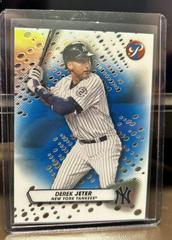 Derek Jeter [Blue Refractor] #101 Baseball Cards 2023 Topps Pristine Prices